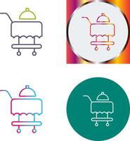 Room Service Icon Design vector