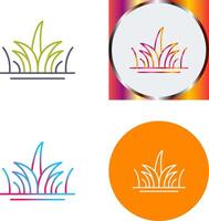 Grass Icon Design vector