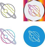 Planet Icon Design vector