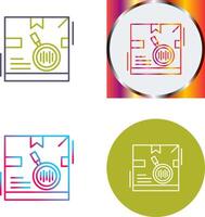 rastreo código icono diseño vector