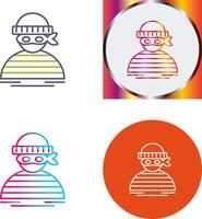 Thief Icon Design vector