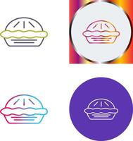 Pie Icon Design vector