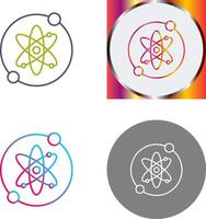 Proton Icon Design vector