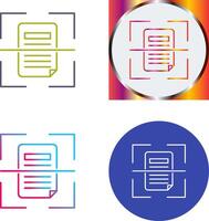 Scan Icon Design vector