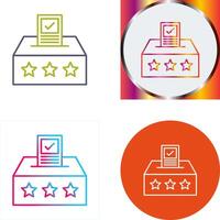 Ballot Icon Design vector