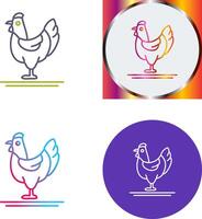 Poultry Icon Design vector