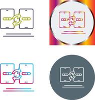 diseño de icono de transferencia de datos vector