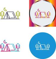 Tent Icon Design vector