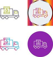 Fuel Truck Icon Design vector