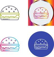 Burger Icon Design vector