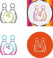 Bowling Icon Design vector