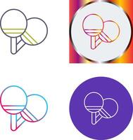 Ping Pong Icon Design vector