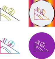 Rolling Icon Design vector