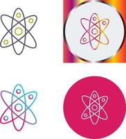 Atom Icon Design vector