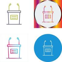 Debate Icon Design vector