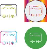 Electrical Circuit Icon Design vector