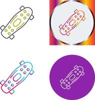 Skateboard Icon Design vector