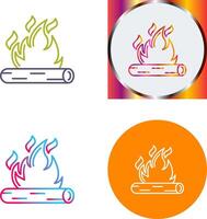 Bonfire Icon Design vector