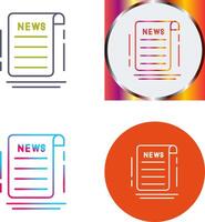 News Icon Design vector