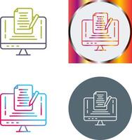 Note Icon Design vector