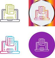 Document Icon Design vector