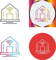 Smart Home Icon Design vector