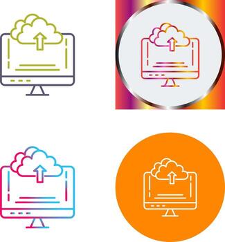 Upload Icon Design vector