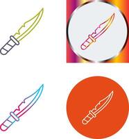 diseño de icono de cuchillo vector