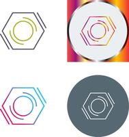 Nut Icon Design vector