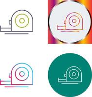 Measuring Tape Icon Design vector