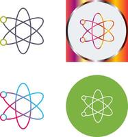 Atom Icon Design vector