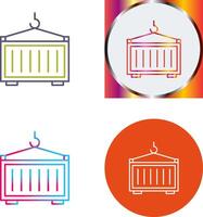 Container Icon Design vector