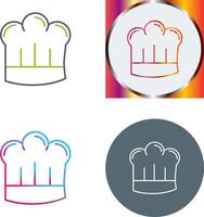 cocinero sombrero icono diseño vector