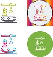 Conveyor Icon Design vector