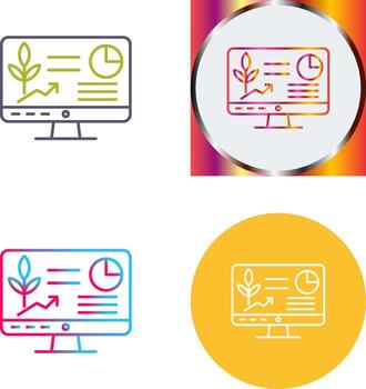 Computer Icon Design vector