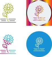 Flowers Icon Design vector