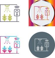 Smart Farm Icon Design vector