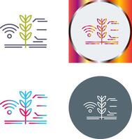 Smart Farm Icon Design vector