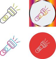 Flash Light Icon Design vector