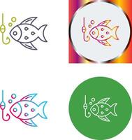 Fishing Icon Design vector