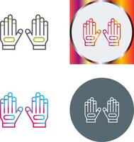 Glove Icon Design vector