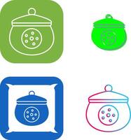 Cookie Jar Icon Design vector