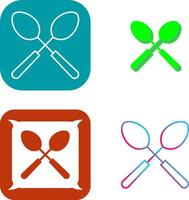 Spoons Icon Design vector