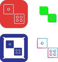 Dice Icon Design vector