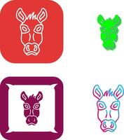 Donkey Icon Design vector