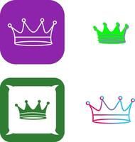 King Crown Icon Design vector