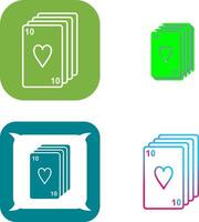 Deck of Cards Icon Design vector