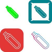 Unique USB Drive Icon Design vector