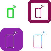 Unique Connected Device Icon Design vector