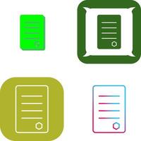 Unique Reports Icon Design vector